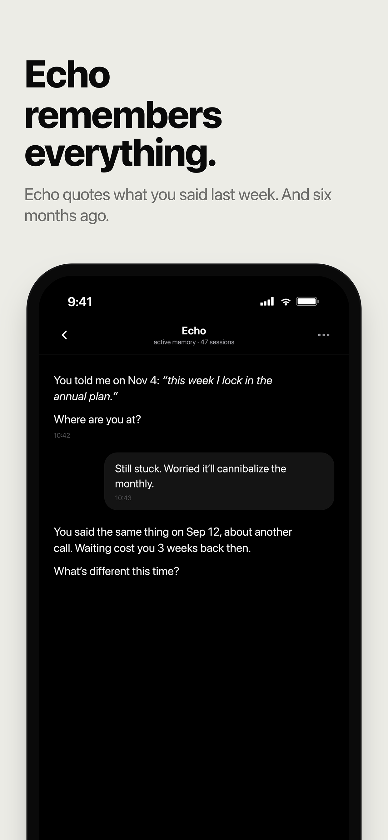 Echo - Your AI co-founder