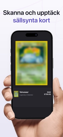 TCG Kortskanner & Samlarkort iPhone screenshot 2