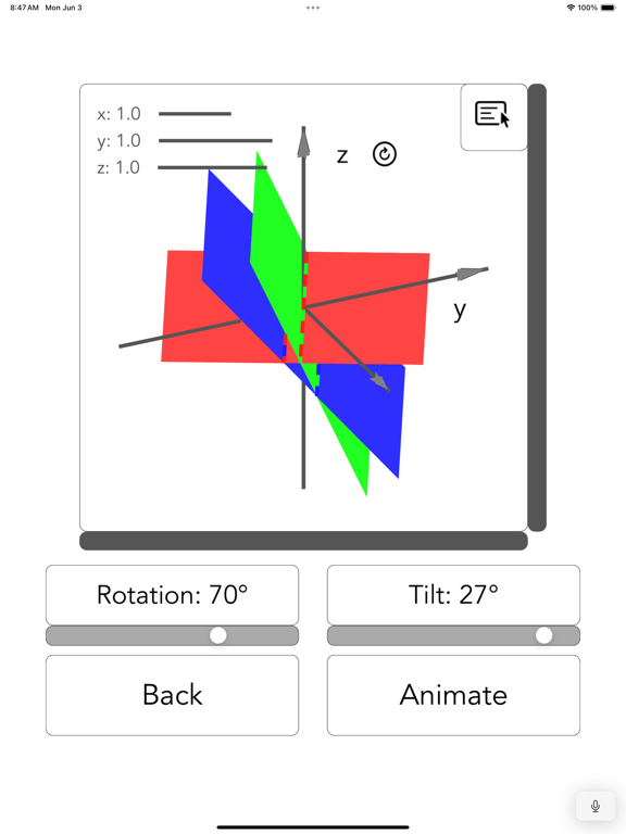 Vectors and Planes Screenshots
