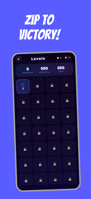 Zip - Connect & Solve Puzzle Screenshot 1 of 3