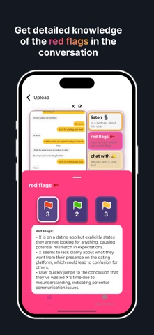 Redflagz: Instant Vibe Check iPhone screenshot