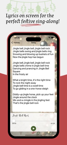 圣诞卡拉OK歌曲 screenshot