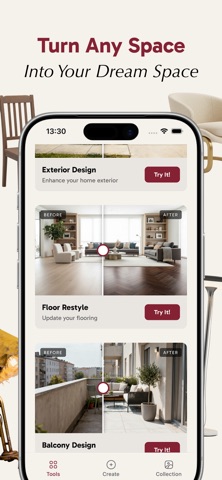 Spacio AI: AI Interior Design iPhone screenshot