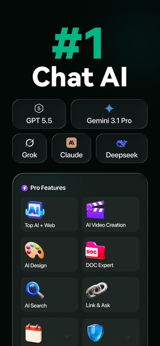 Chat AI 5: AI Agent & Video Screenshot 1 of 10