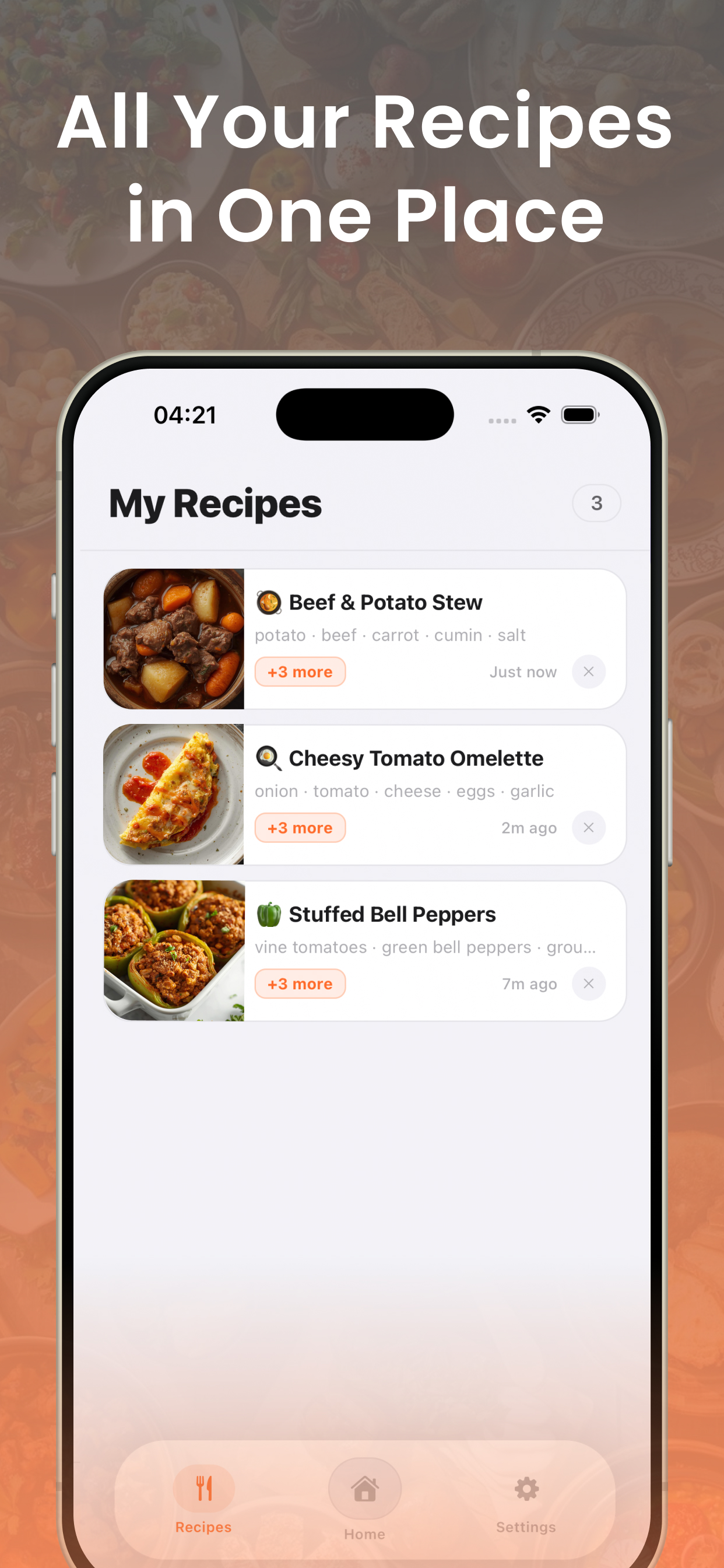 Recipe Maker: Fridge to Plate