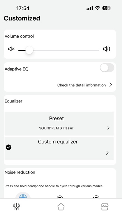 SOUNDPEATS Screenshot