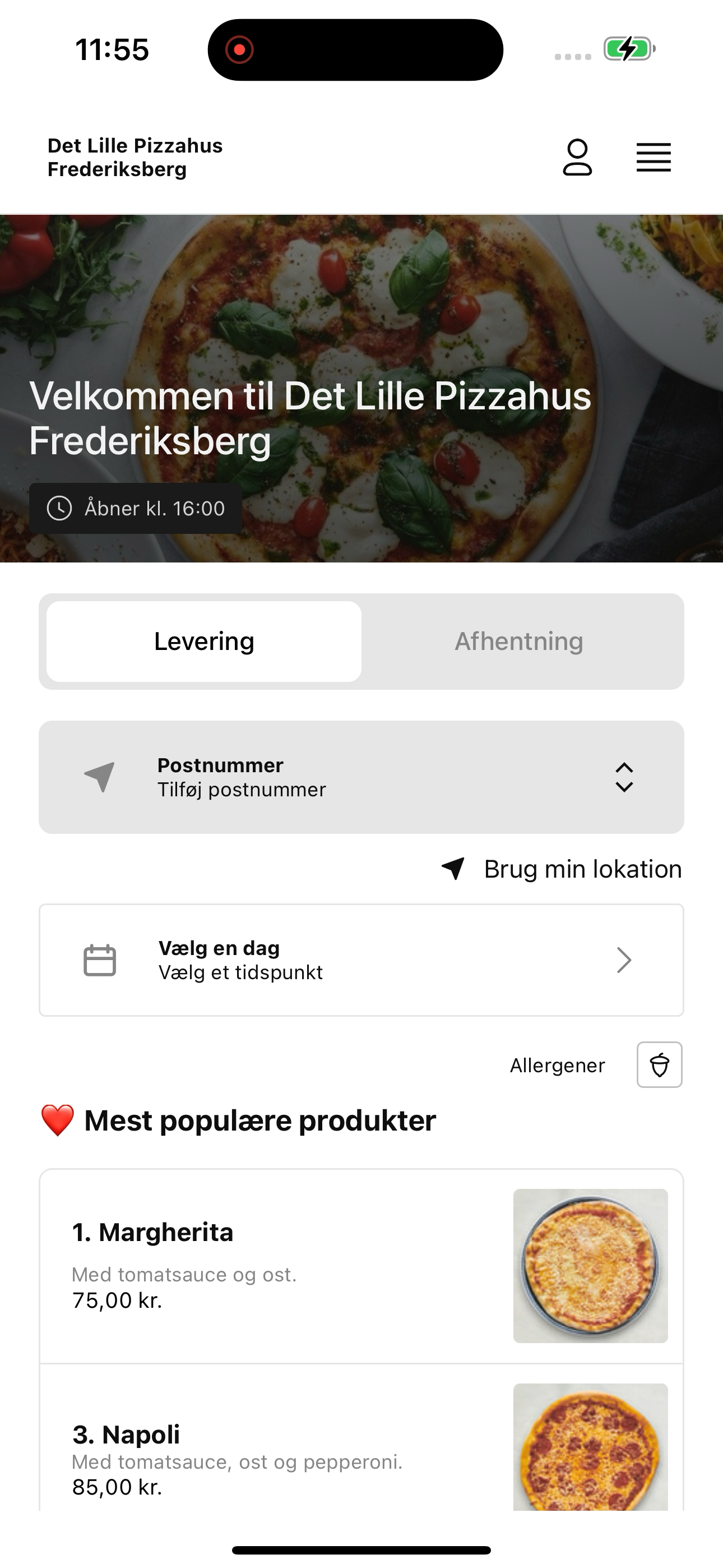 Det Lille Pizzahus screenshot 3