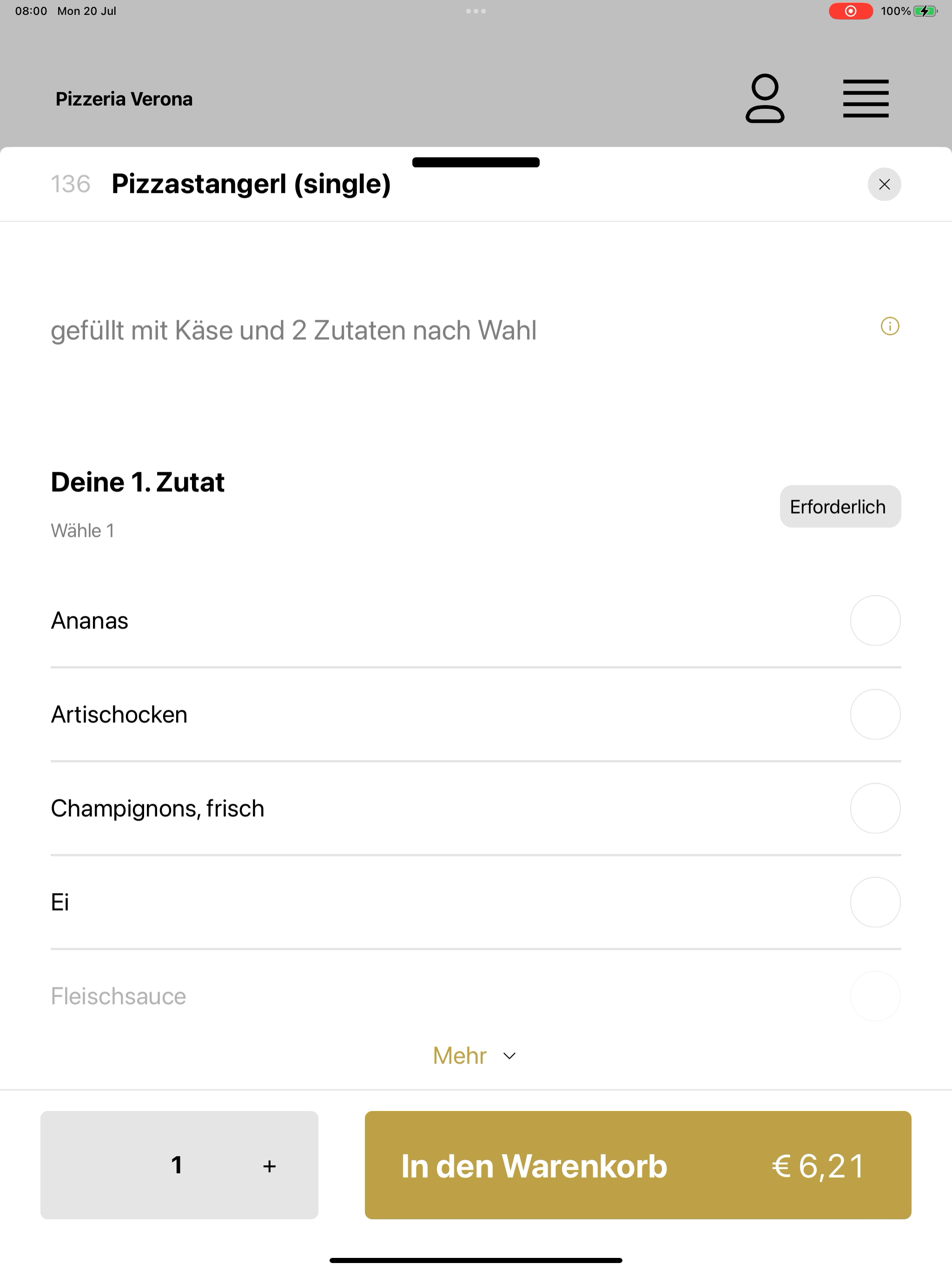 Pizzeria Verona Wien screenshot 11