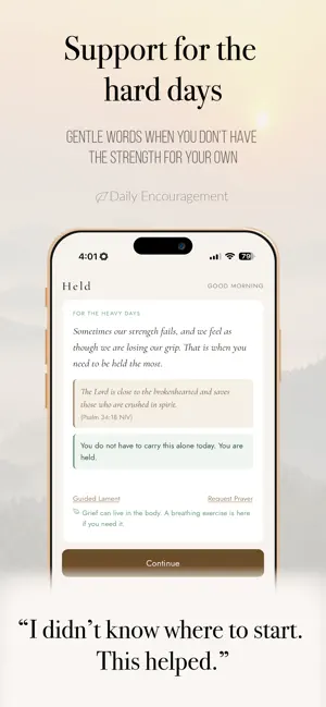 Held: Grief and Loss Support screenshot 1