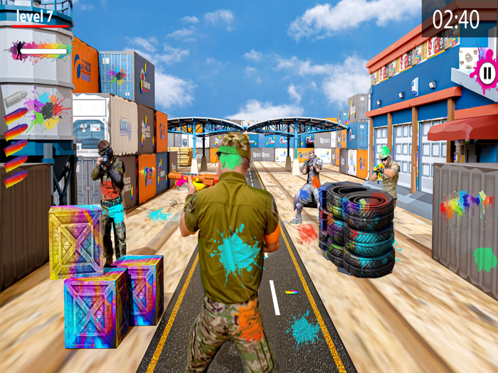 Paintball Shootout Dye Battle