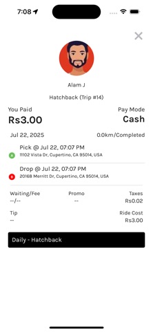 RoDrive Taxi App Screenshot 7 of 7