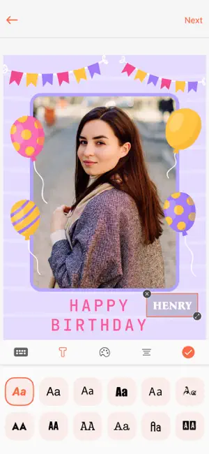 Birthday Photo Frame & Editor screenshot 8