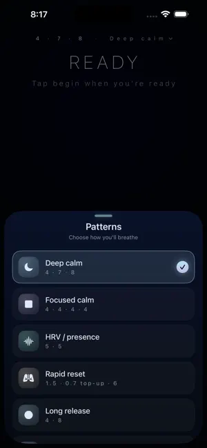 BreatheVantage screenshot 2