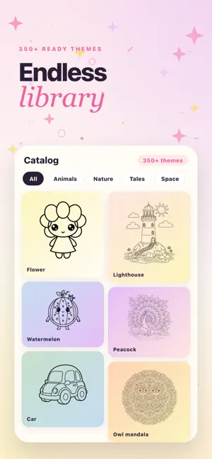 Crayonly: Coloring Games Kids screenshot 3