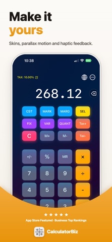 CalculatorBiz iPhone screenshot