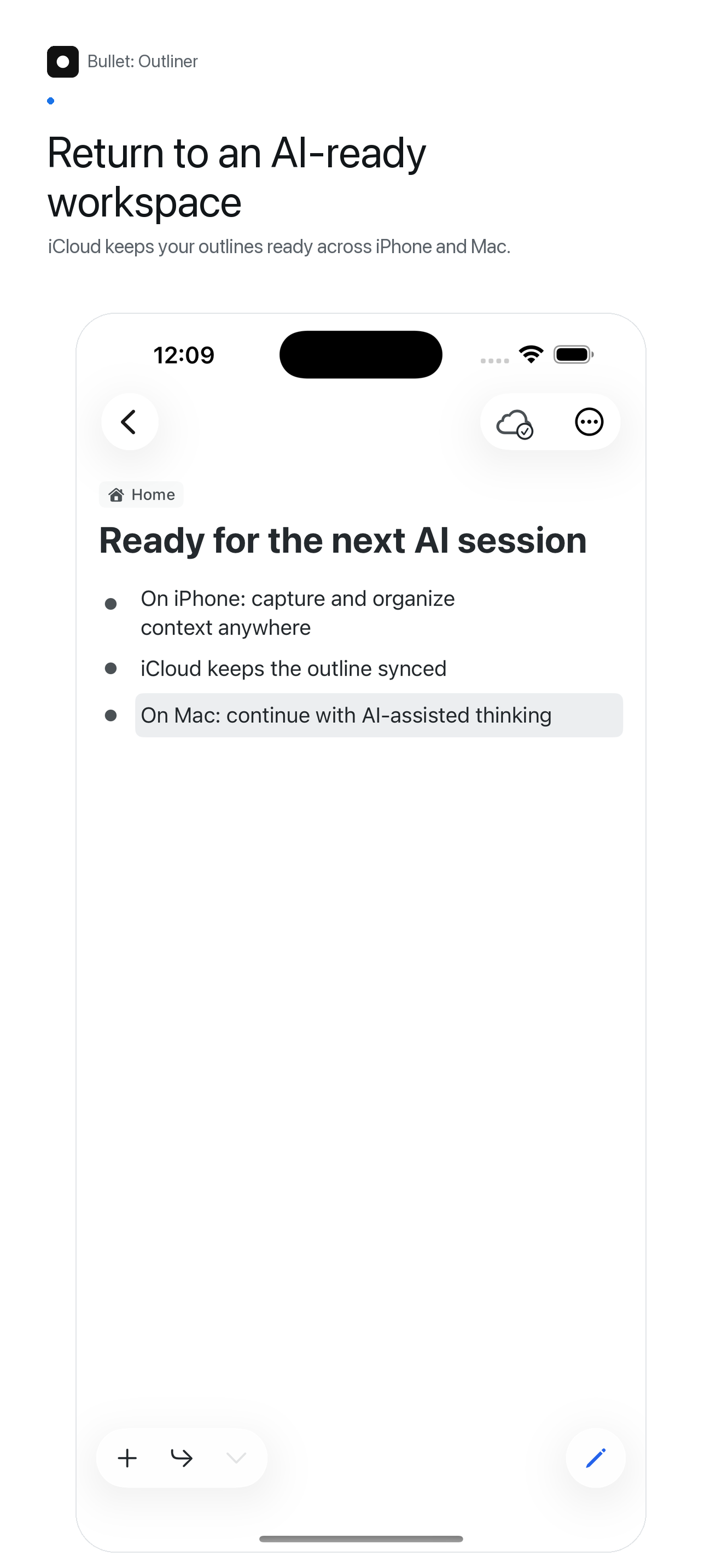 Bullet: Outliner screenshot 5