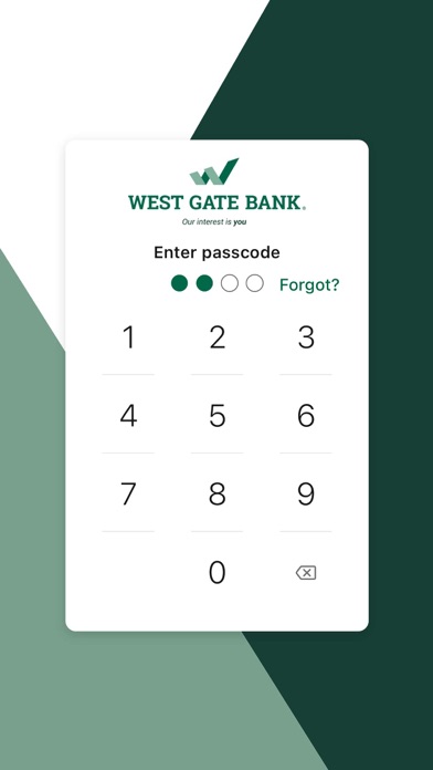 West Gate Bank® iPhone screenshot 2 - Finance app