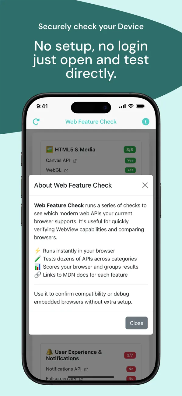 #4. Web Feature Check (iOS) 作者: Transporter Lab GmbH