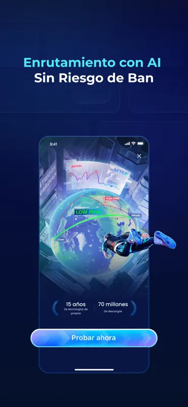 GearUP: Game Booster sin Lag screenshot 4 of 6