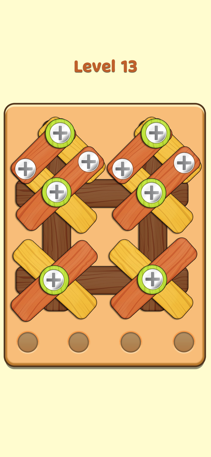 Unscrew Pin Wood Puzzle Master