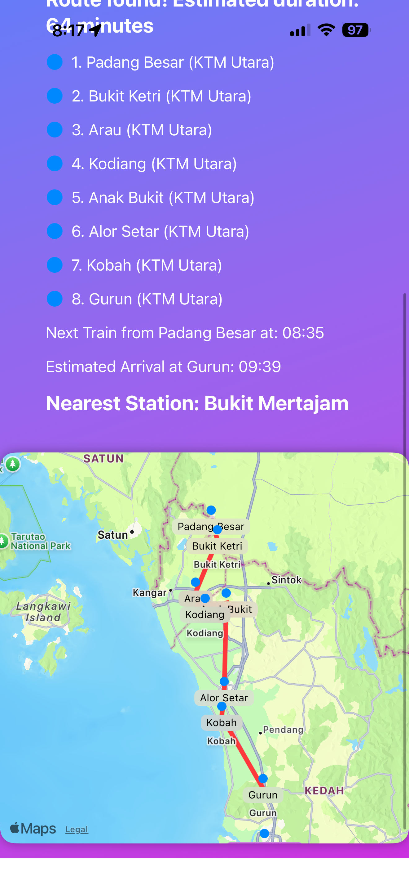EGK NorthKTM Map