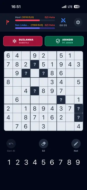 Lidoku - Multiplayer Sudoku screenshot 4