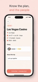 Travel Buddy - Trips & Events screenshot