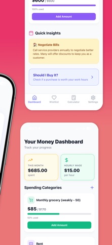 BetterMoney: Budget Assistant iPhone screenshot