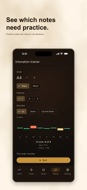 String Tuner: Violin & Cello screenshot 2