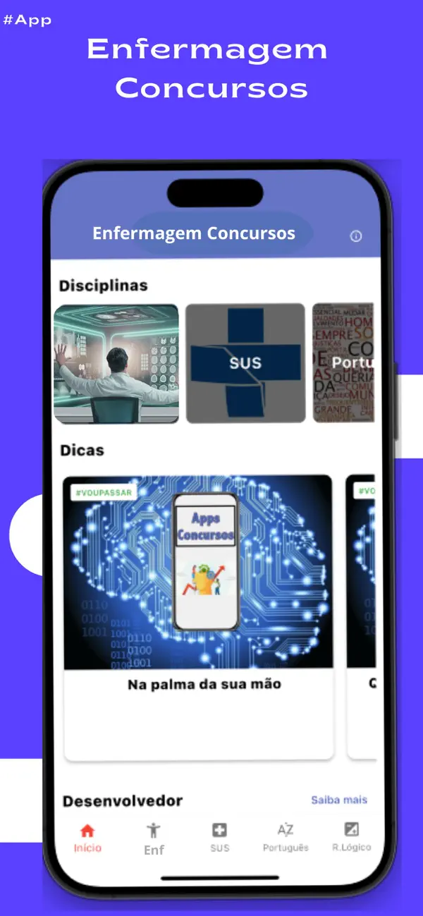 Screenshot #1 pour Enfermagem Concursos