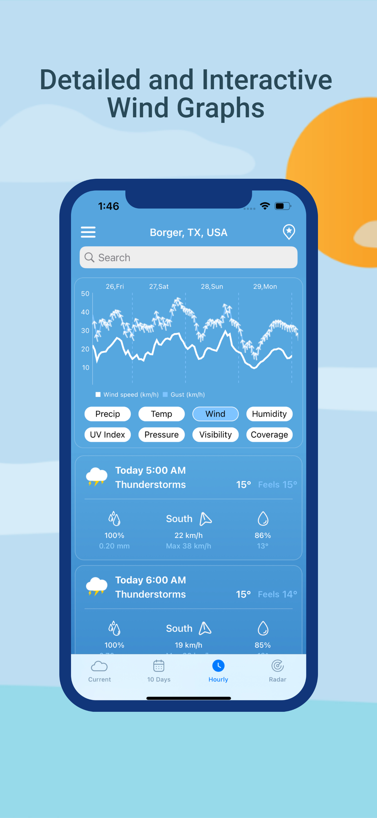 Dark Sky Tech & Hurricane Map