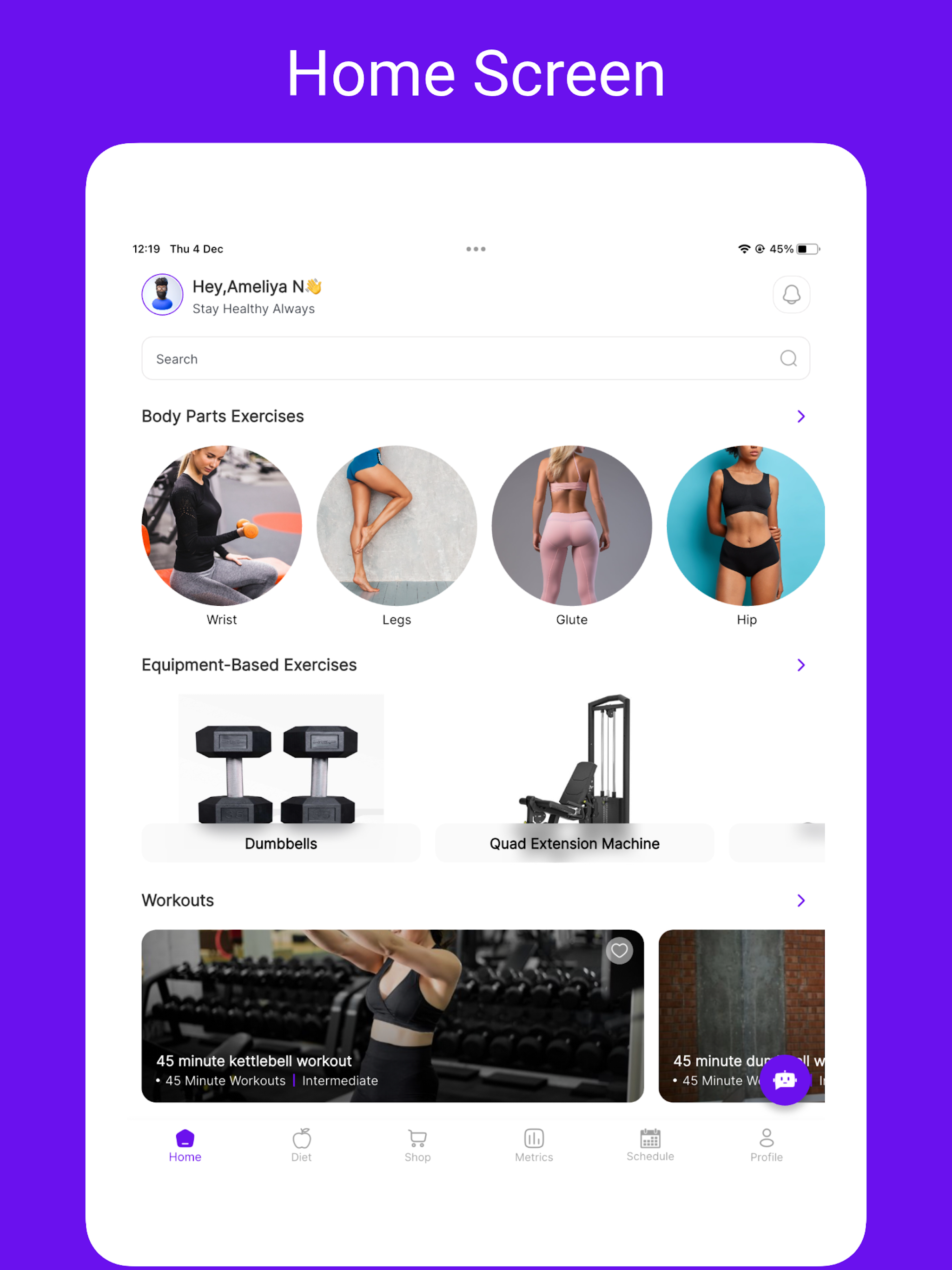My Fit Gym App