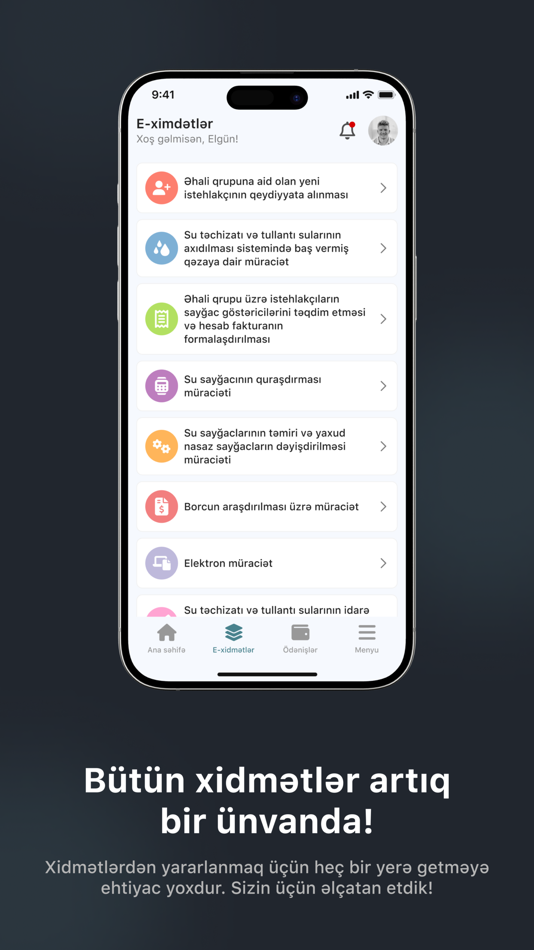 #3. E-su (iOS) 由: Azerbaijan State Water Reserves Agency
