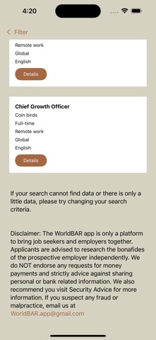 WorldBAR Screenshot 3 of 5