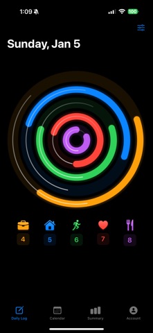 Life Rings iPhone screenshot