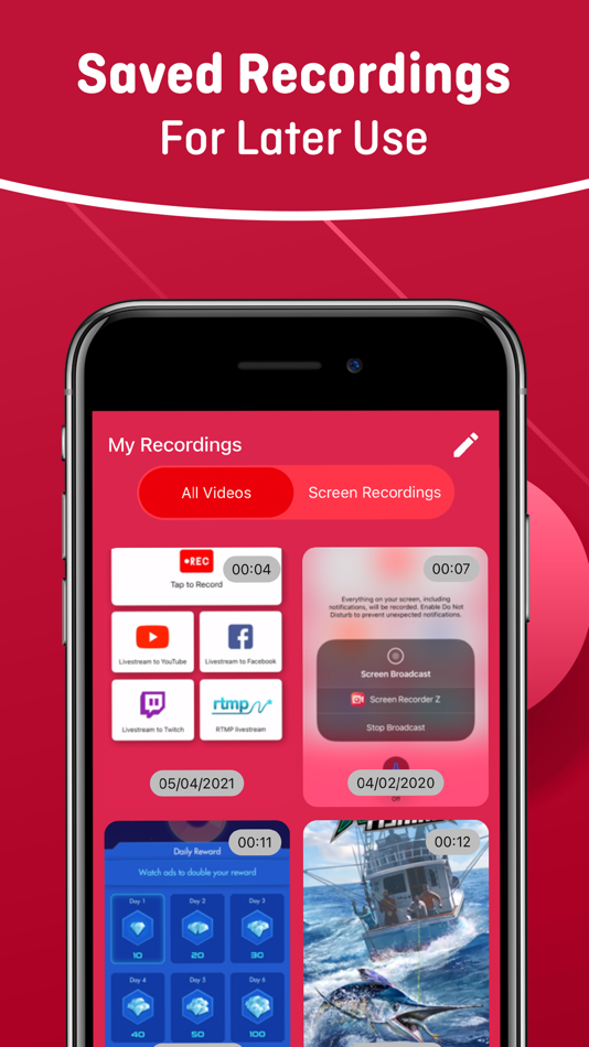 #6. Screen Recorder Z - Livestream (iOS) 게시자: EVOLLY.APP