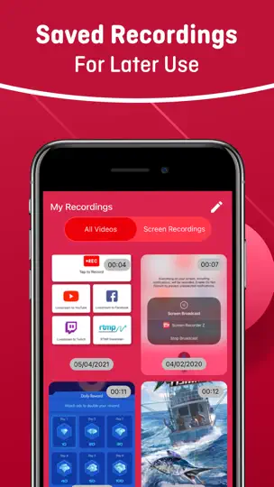 Screen Recorder Z - Livestream iPhone Screenshot 6
