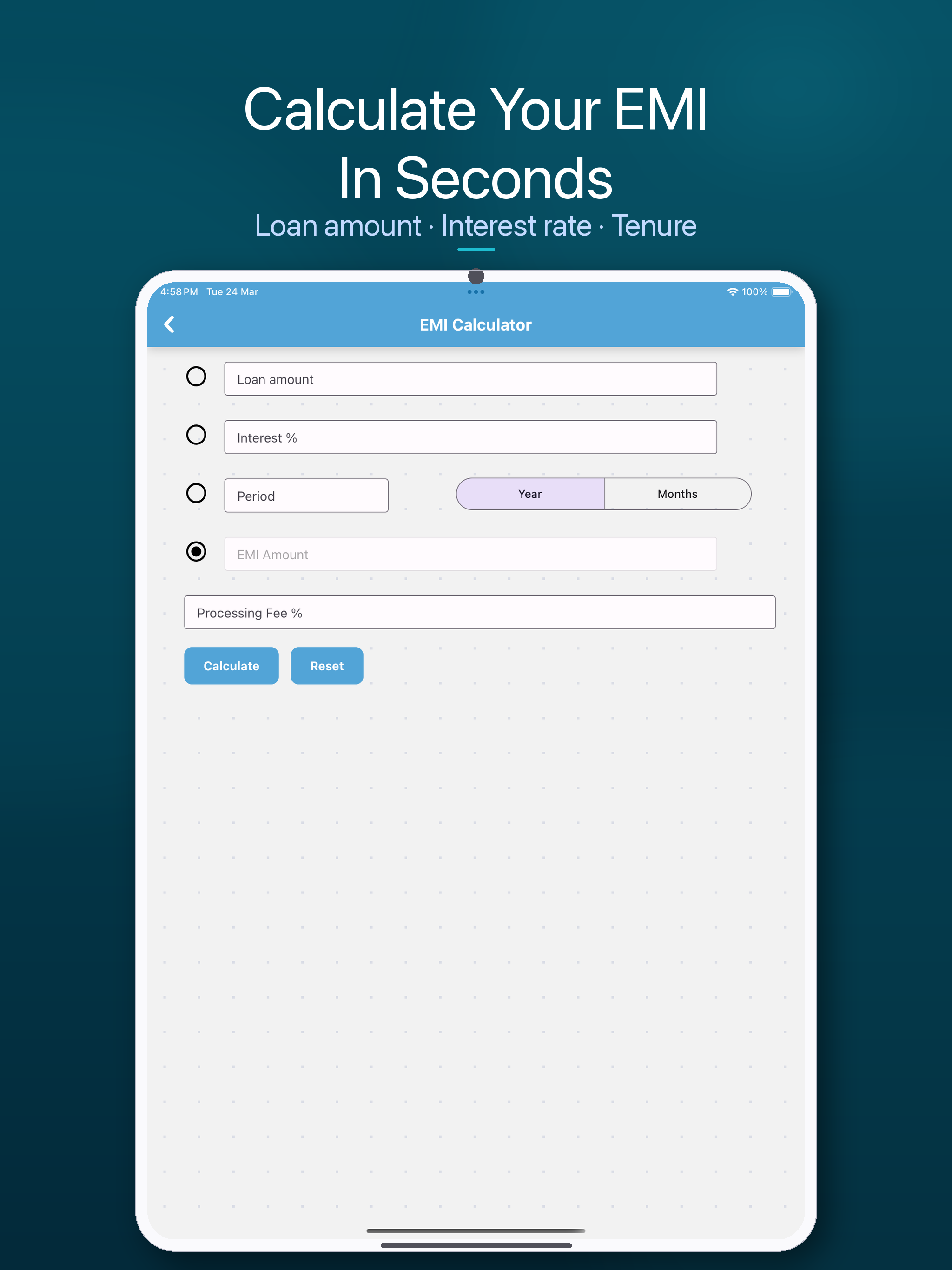 Smart Loan EMI Calculator! screenshot 9