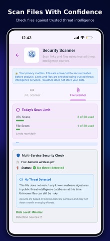 FraudAce iPhone screenshot