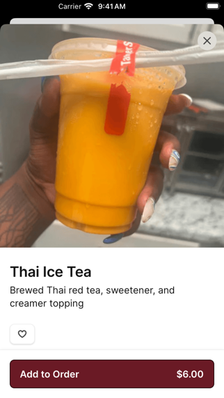 Linjee Thai iPhone screenshot 3 - Food & Drink app