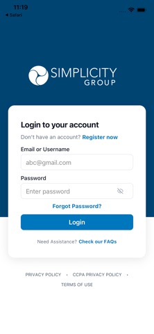 Simplicity Agent Center Screenshot 1 of 4