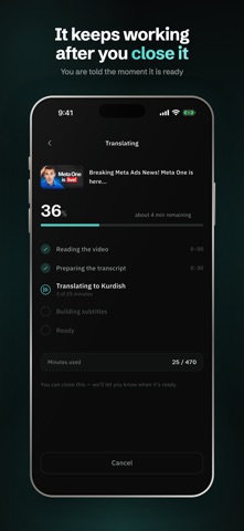 Veyra: Video Subtitles App Store screenshot 1
