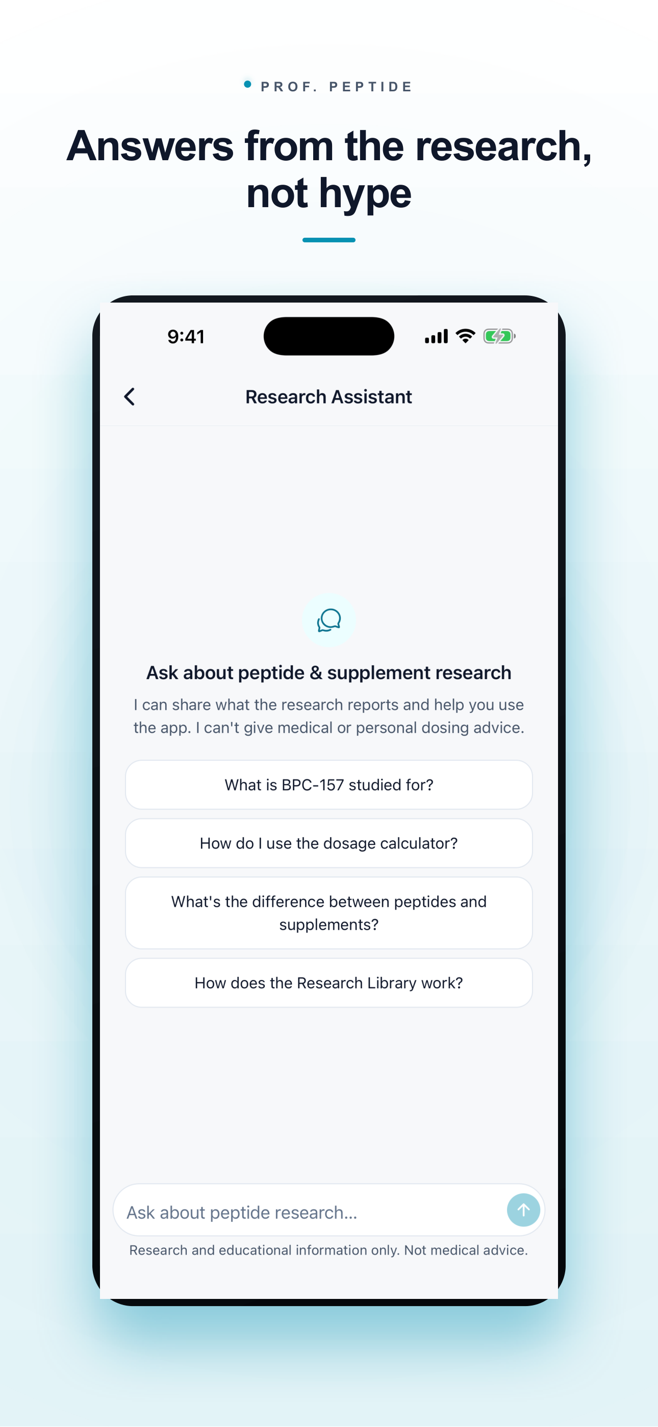 Prof. Peptide Protocol Tracker screenshot 6