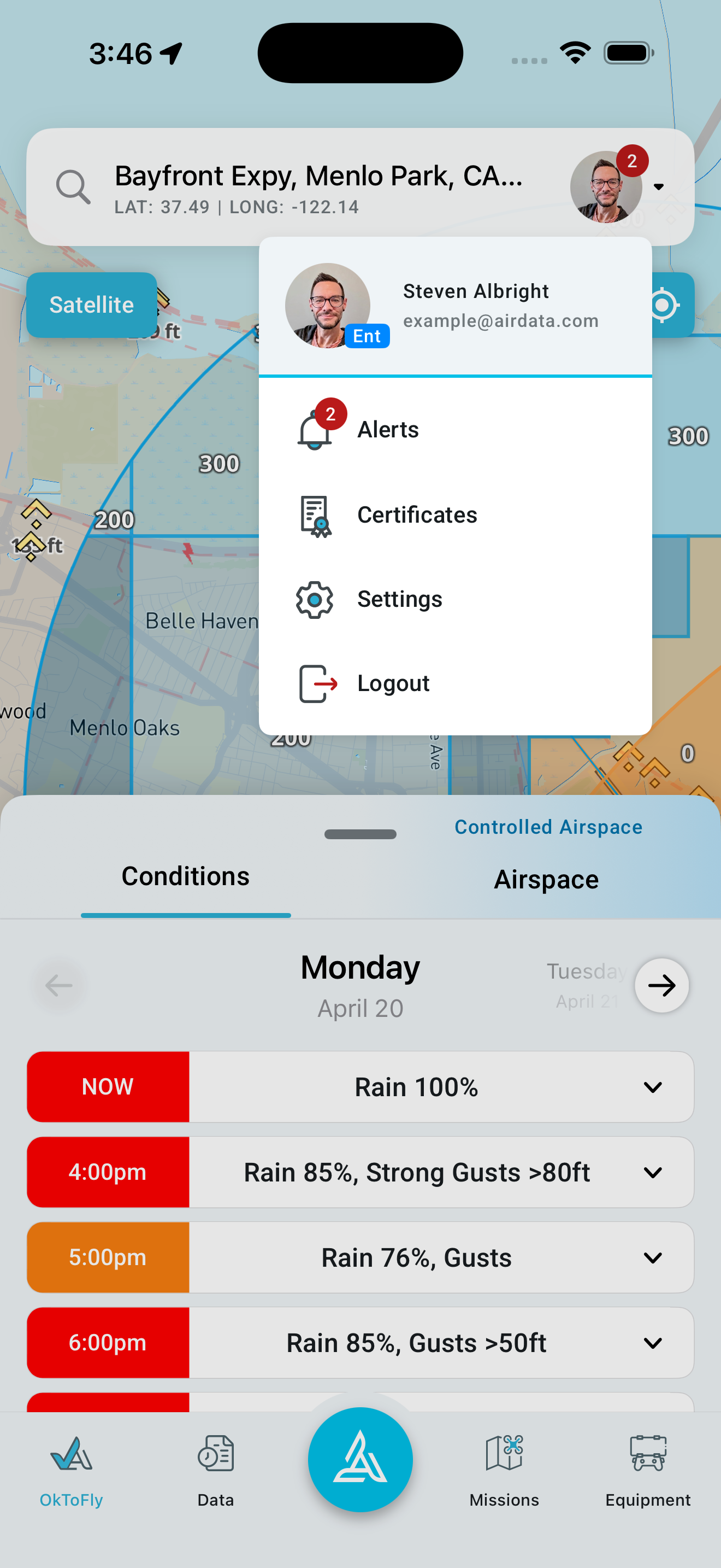 Airdata UAV screenshot 3