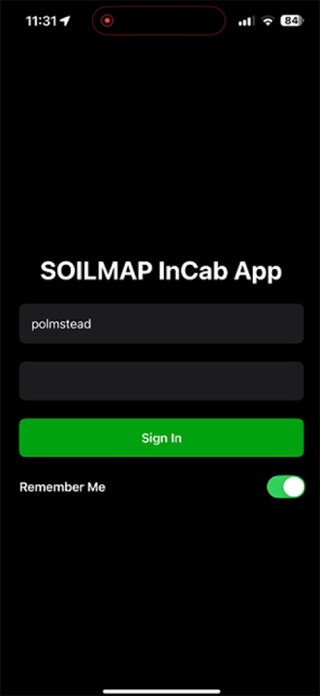 SOILMAP InCab App Screenshot 1 of 7