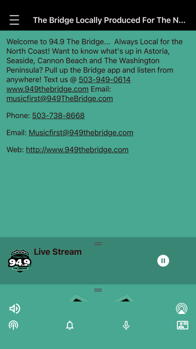 949 The Bridge iPhone screenshot 3 - Entertainment app