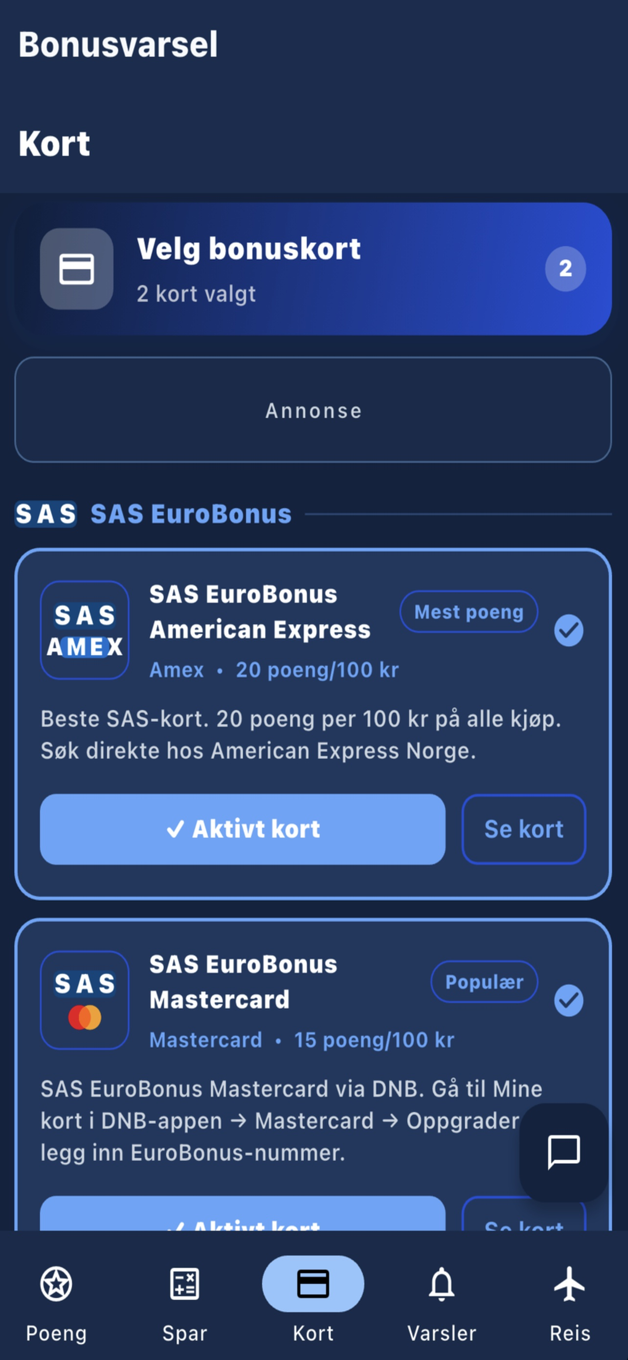 Bonusvarsel