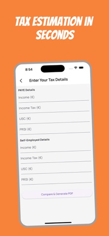 Irish Tax Calculator Ireland screenshot