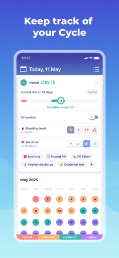 Symptom, Mood & Period Tracker screenshot 5