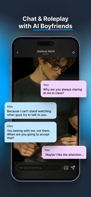 Virtual AI Boyfriend: HushBF screenshot 2